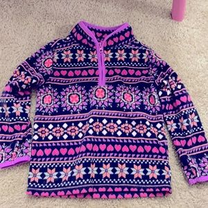 Toddler girl pull over sweater